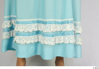 Photos Woman in Historical Dress 111 19th century blue skirt…